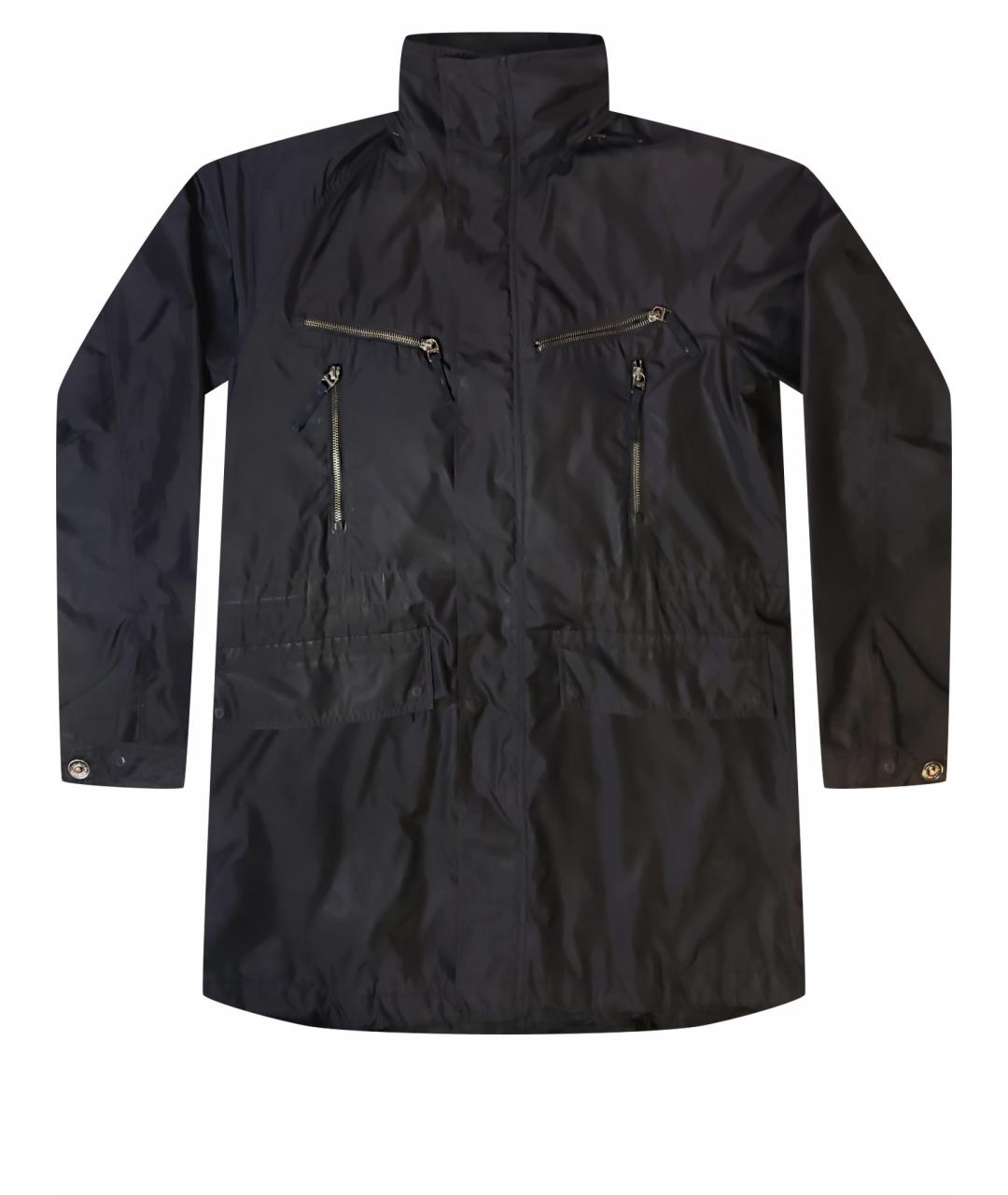 BURBERRY Черная полиэстеровая куртка, фото 1