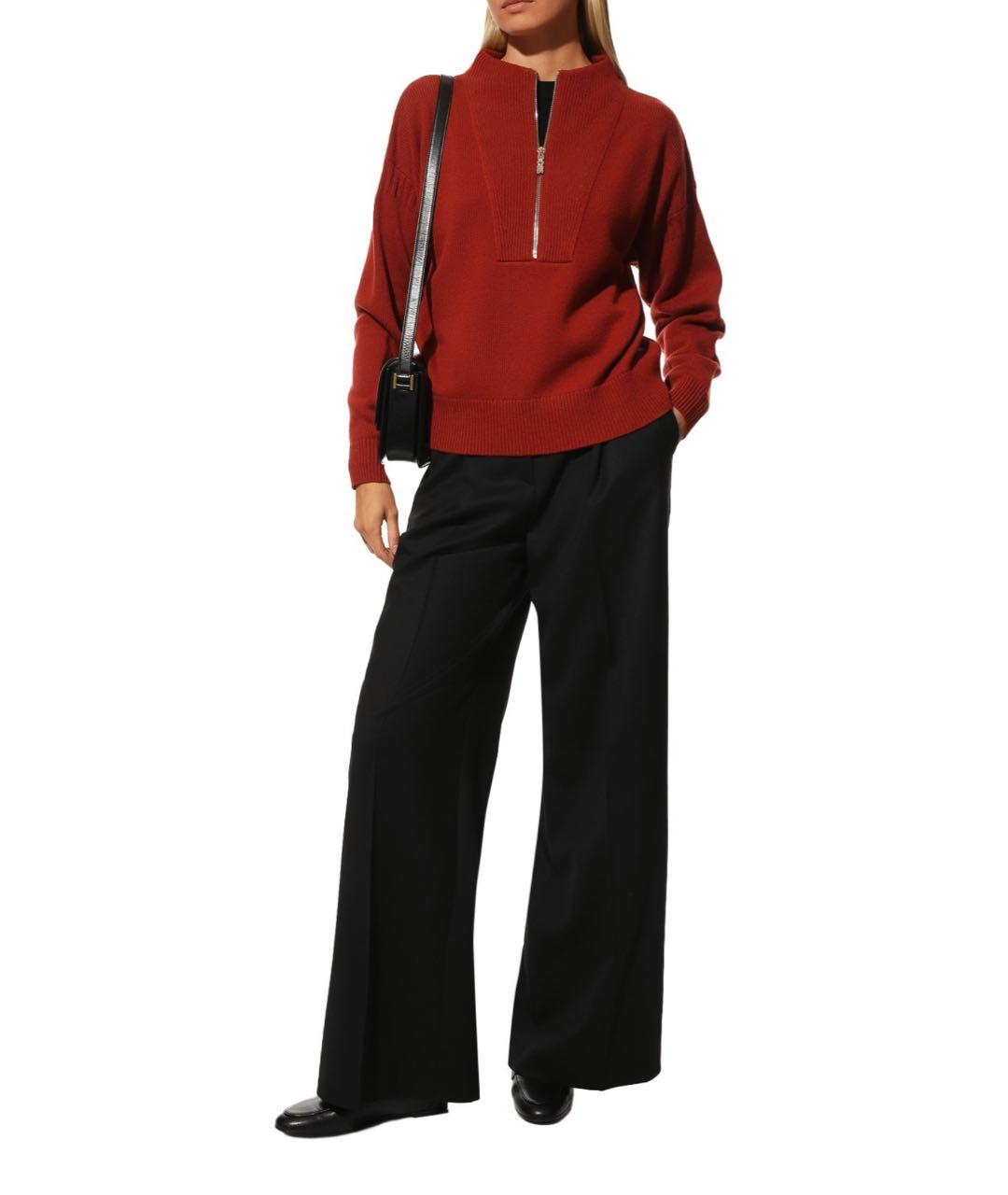 HUGO BOSS Бордовый шерстяной джемпер / свитер, фото 5