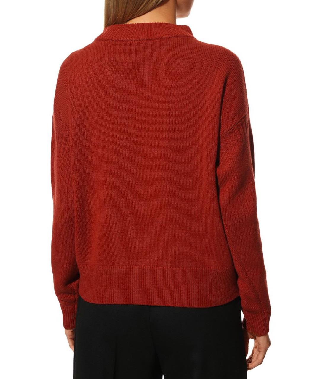 HUGO BOSS Бордовый шерстяной джемпер / свитер, фото 2