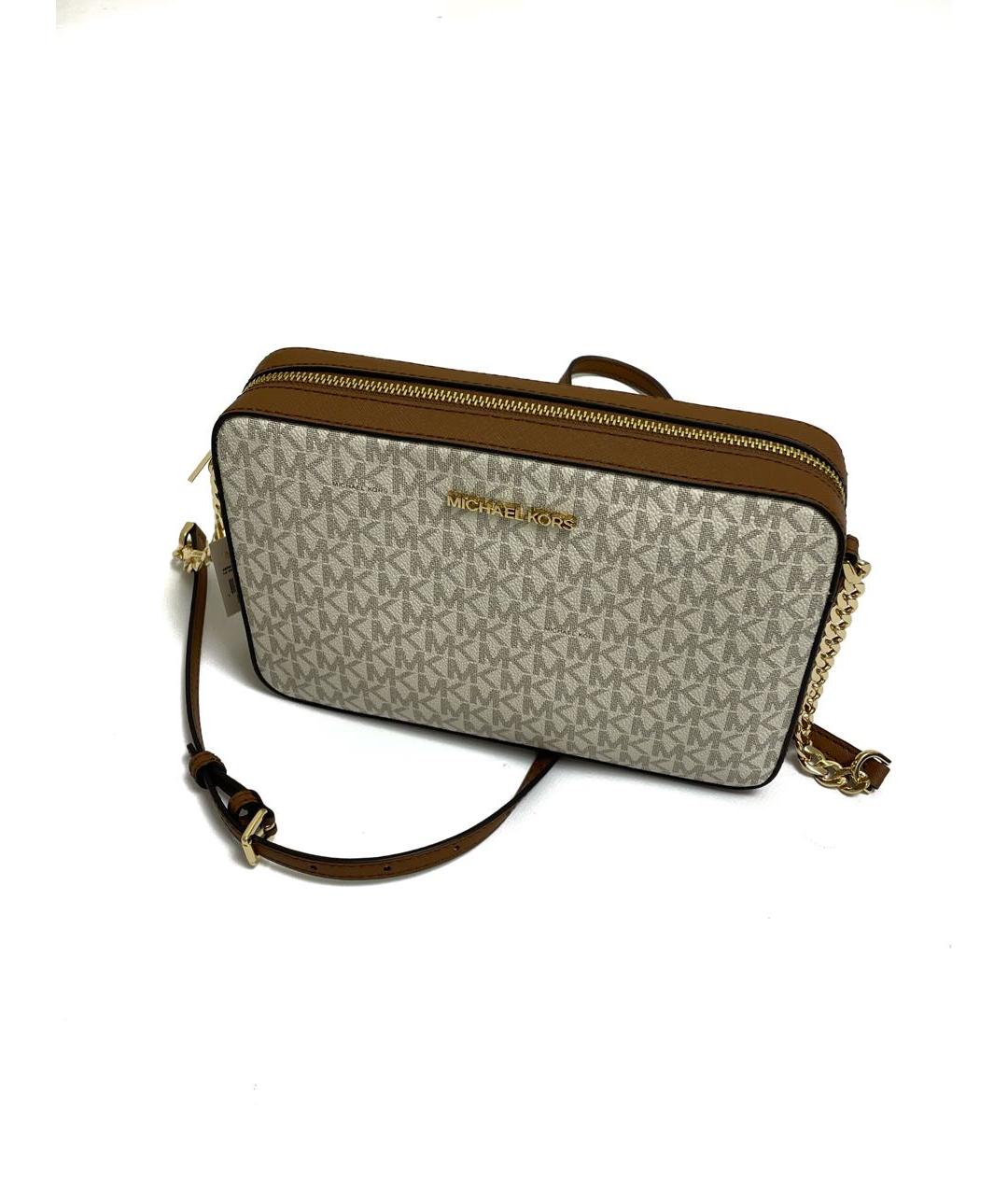 MICHAEL KORS Бежевая сумка через плечо, фото 3