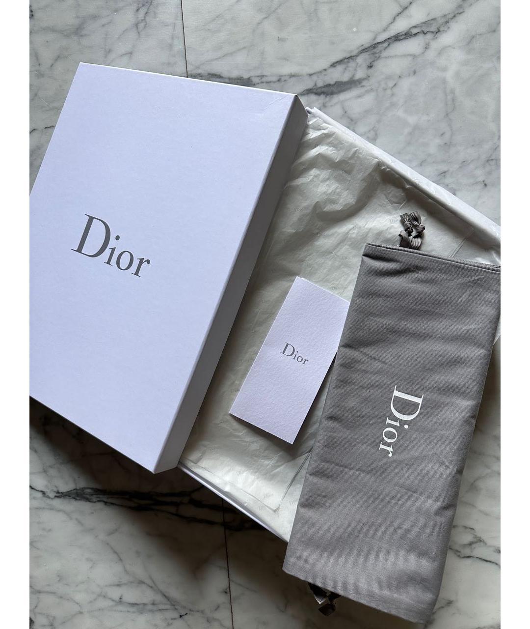 CHRISTIAN DIOR Черные неопреновые ботильоны, фото 5