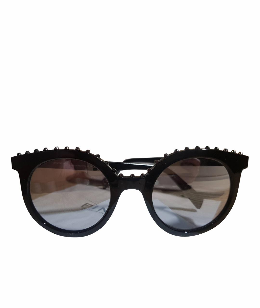 PINKO Черные пластиковые солнцезащитные очки, фото 1