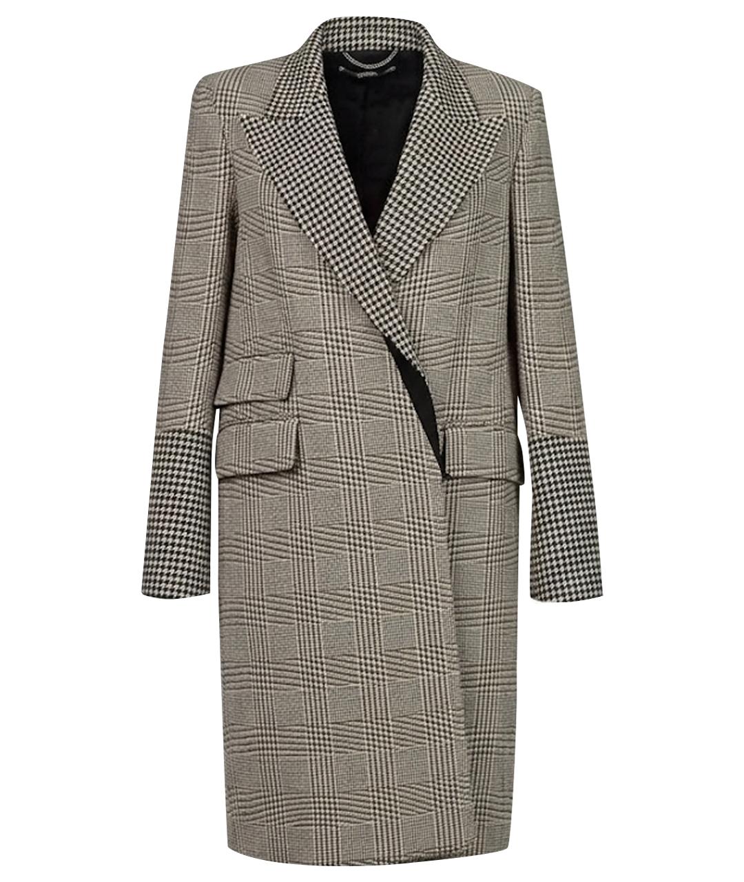 STELLA MCCARTNEY Серое шерстяное пальто, фото 1