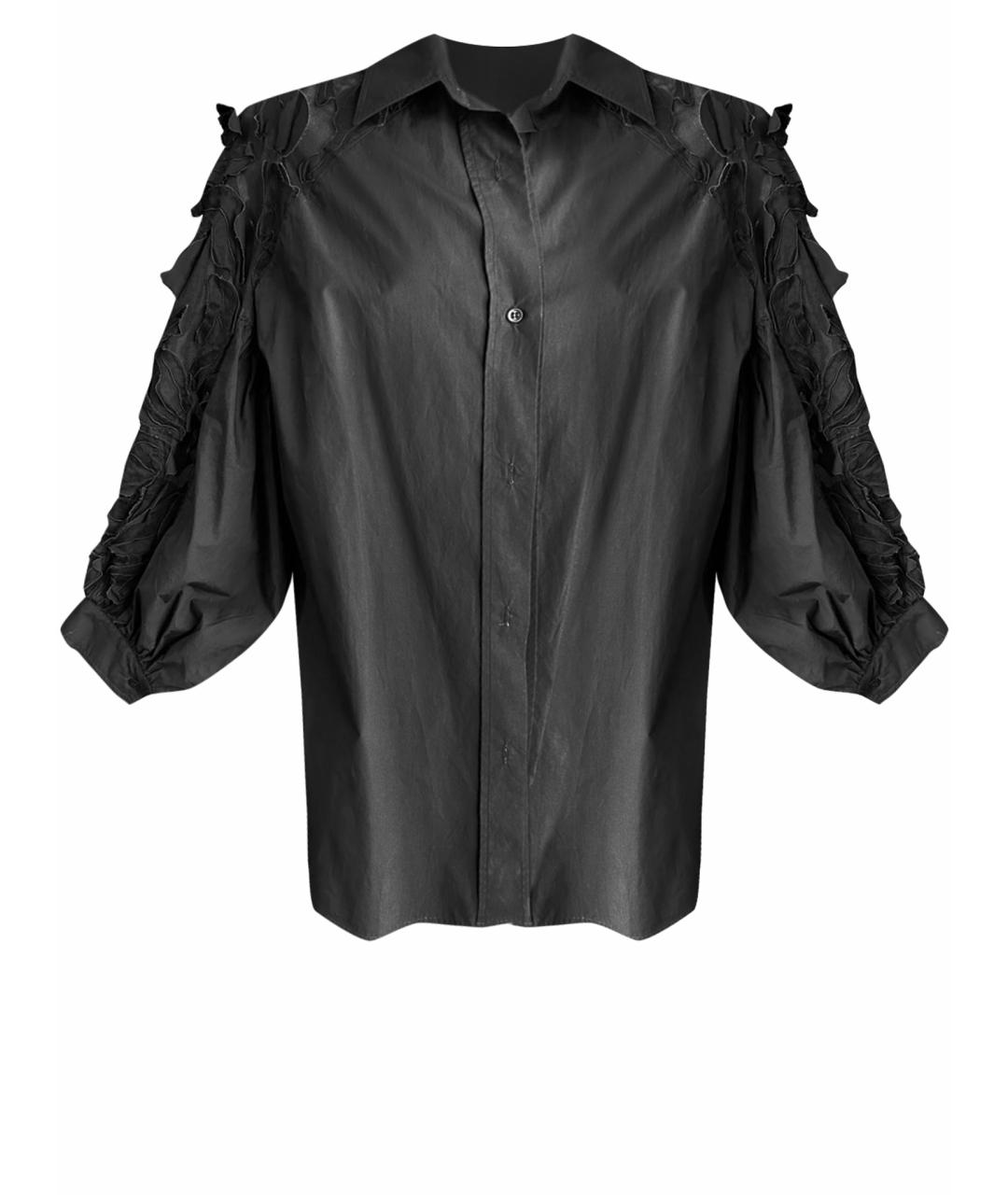 GENTRY PORTOFINO Черная шелковая рубашка, фото 1