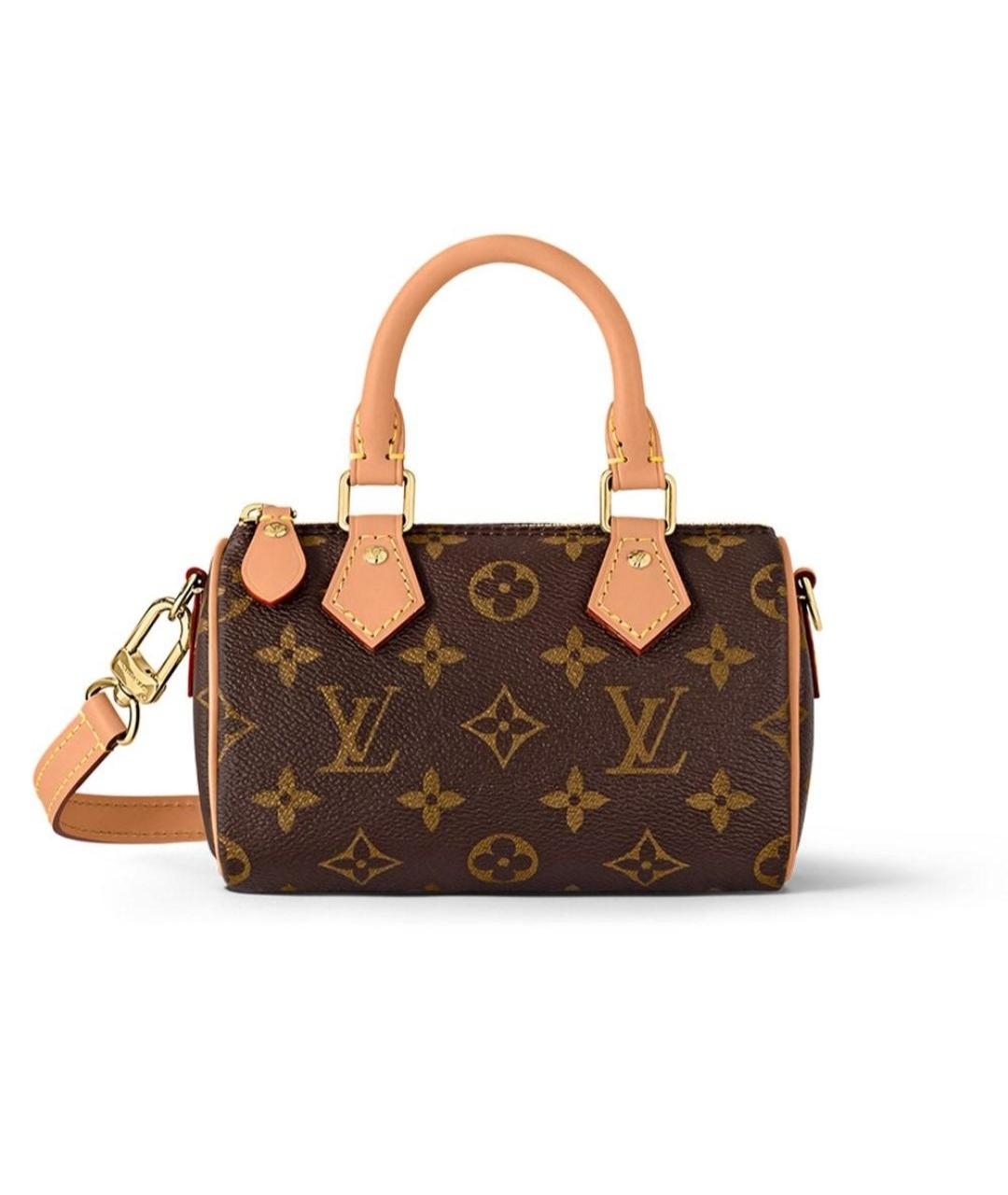 LOUIS VUITTON PRE-OWNED Коричневая сумка с короткими ручками, фото 1