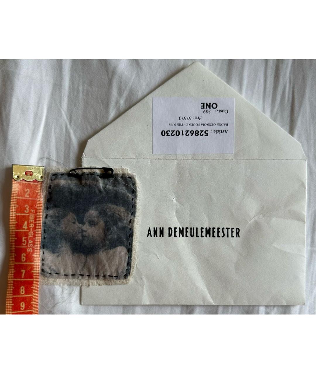 ANN DEMEULEMEESTER Антрацитовая булавка / брошь, фото 2