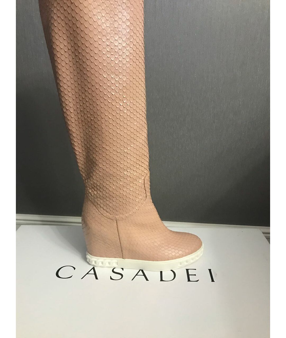 Casadei store wedge boots