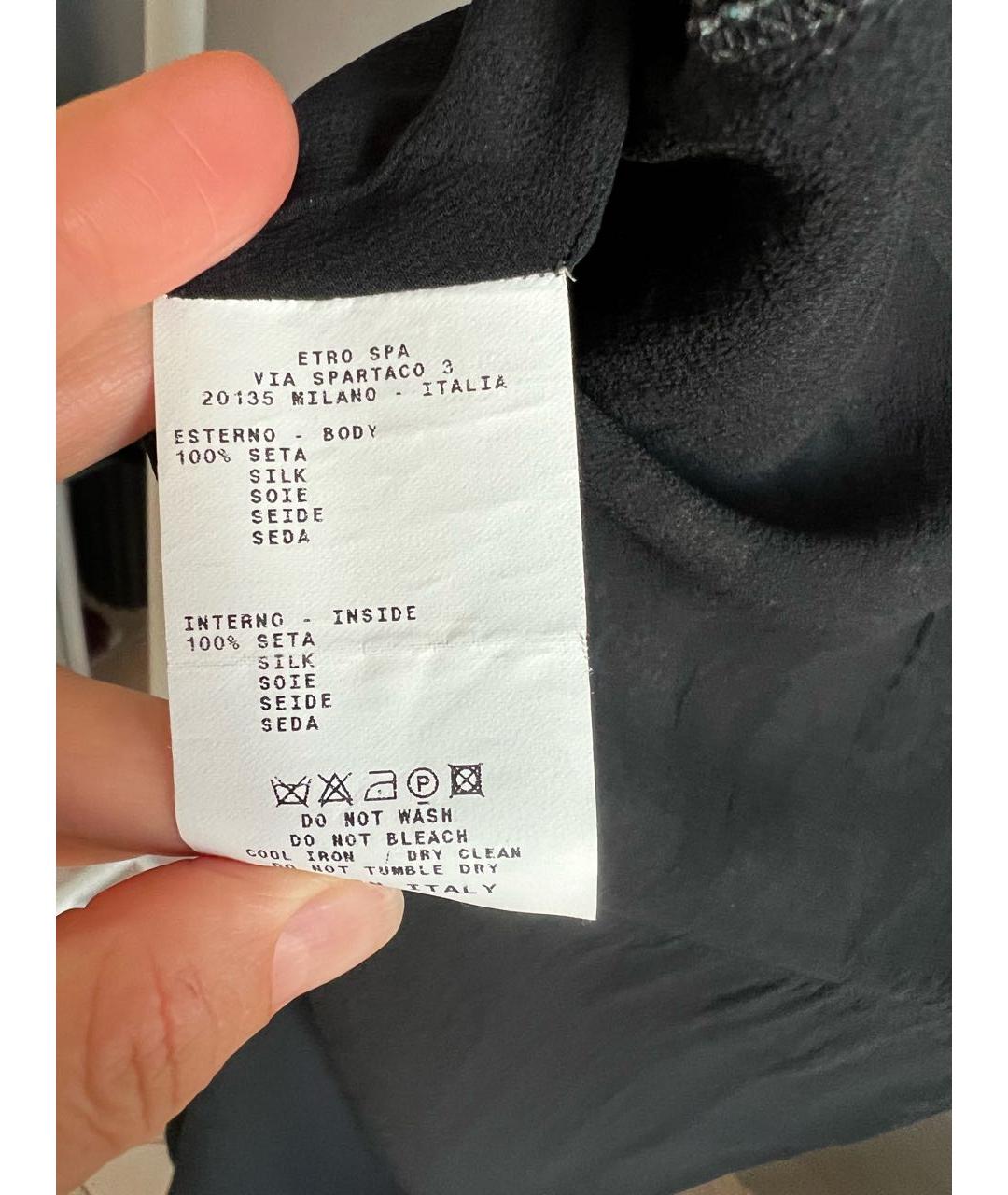 ETRO Мульти шелковое платье, фото 5