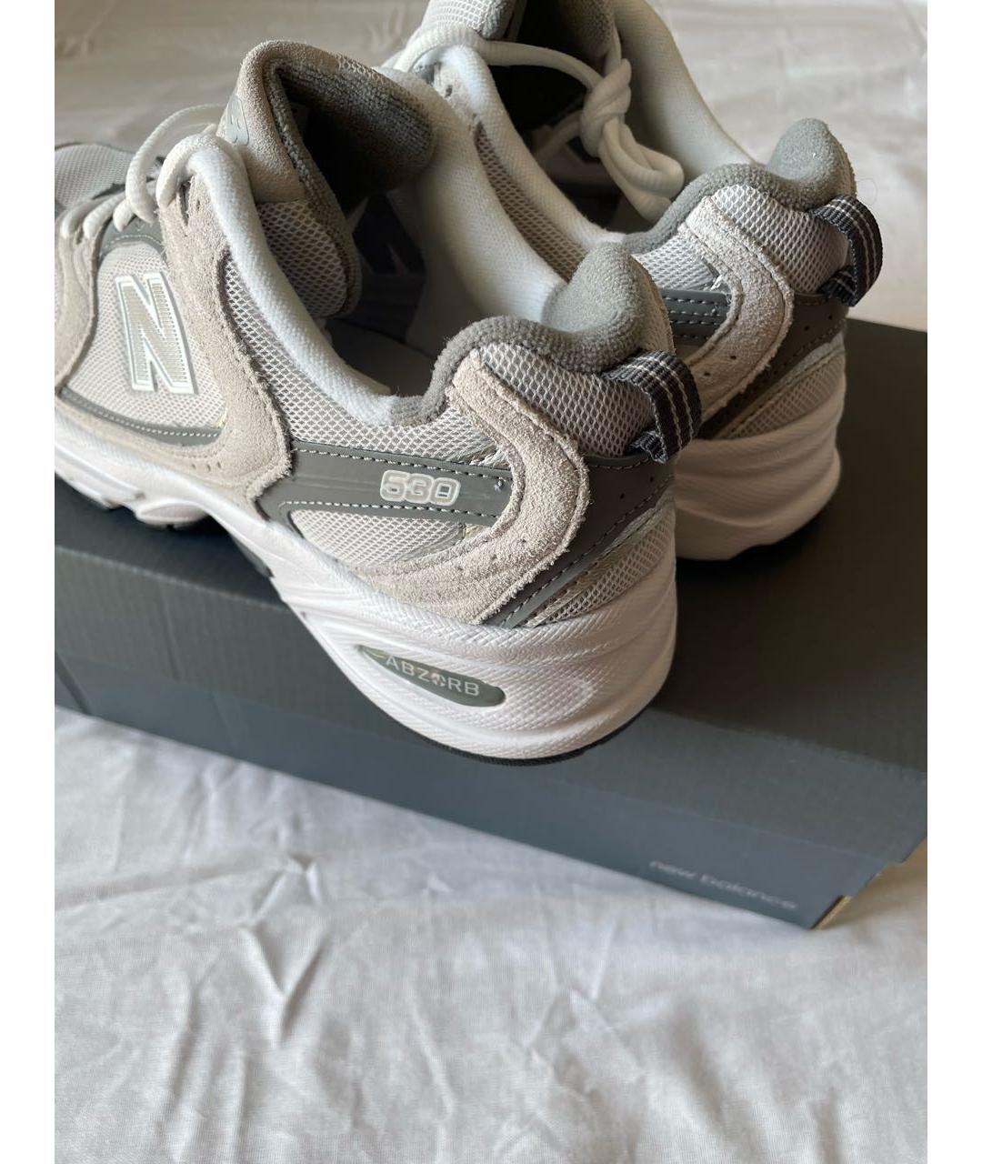 NEW BALANCE Серые кроссовки, фото 4