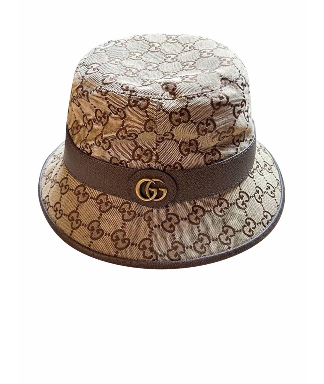 GUCCI Бежевая панама, фото 1