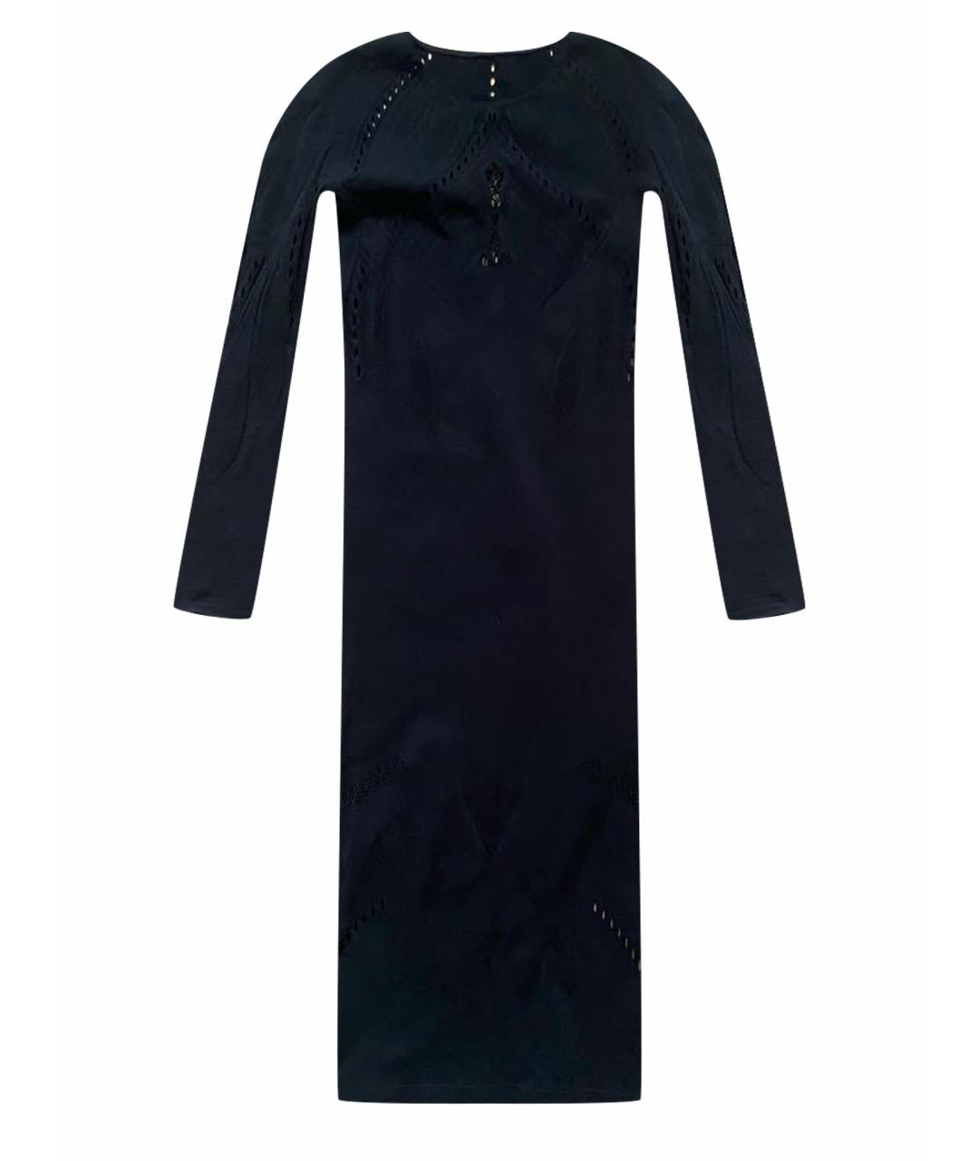 PINKO Черное полиамидовое коктейльное платье, фото 1