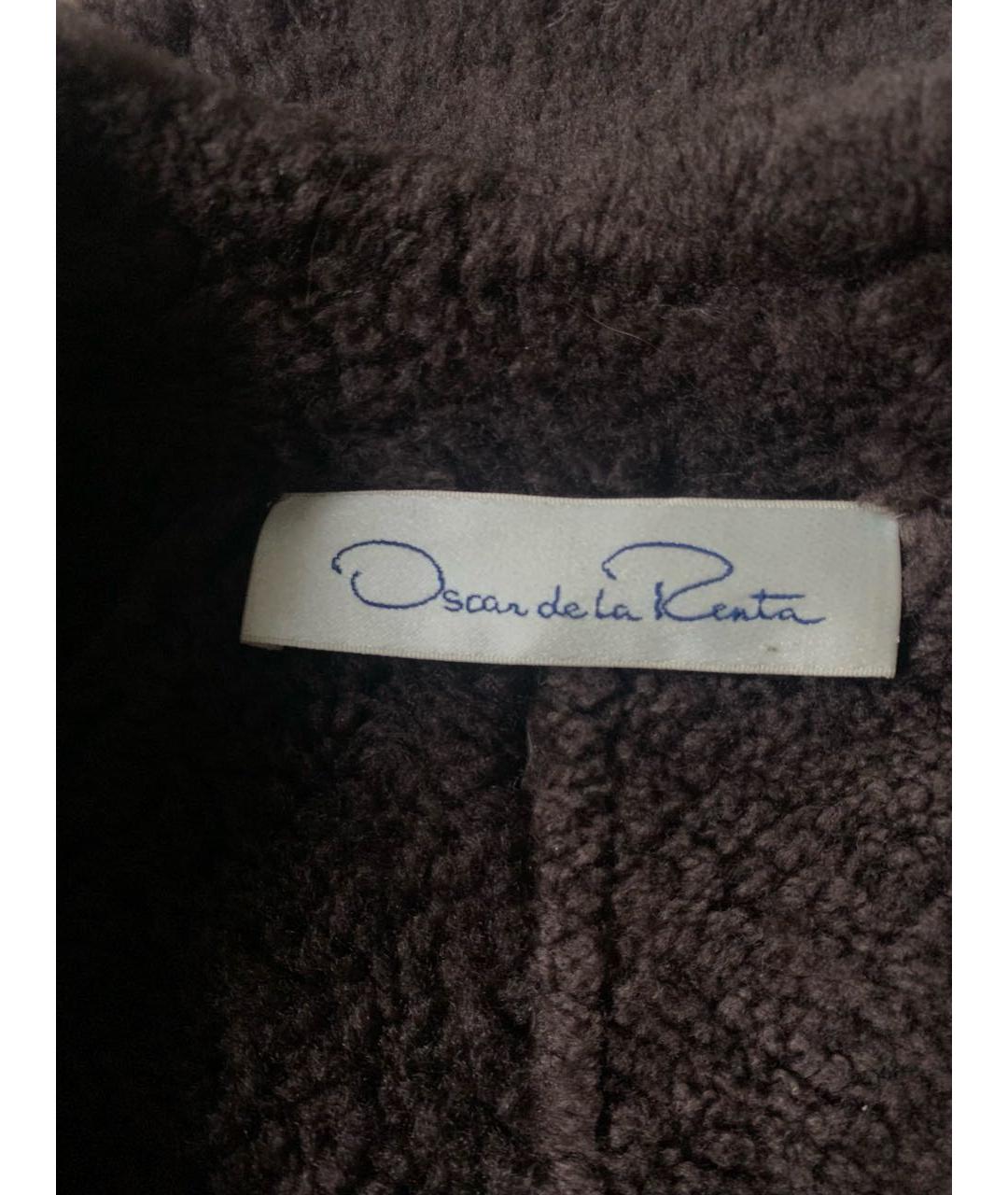 OSCAR DE LA RENTA Мульти кожаная дубленка, фото 2