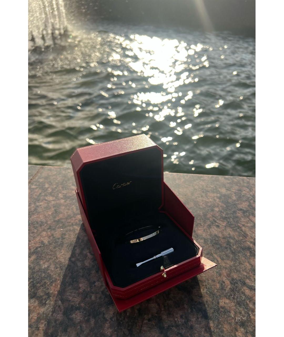 CARTIER Белый браслет из белого золота, фото 2