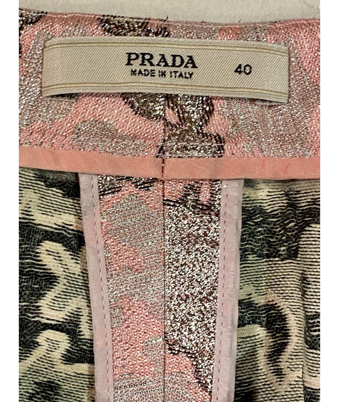 PRADA Розовые шорты, фото 4