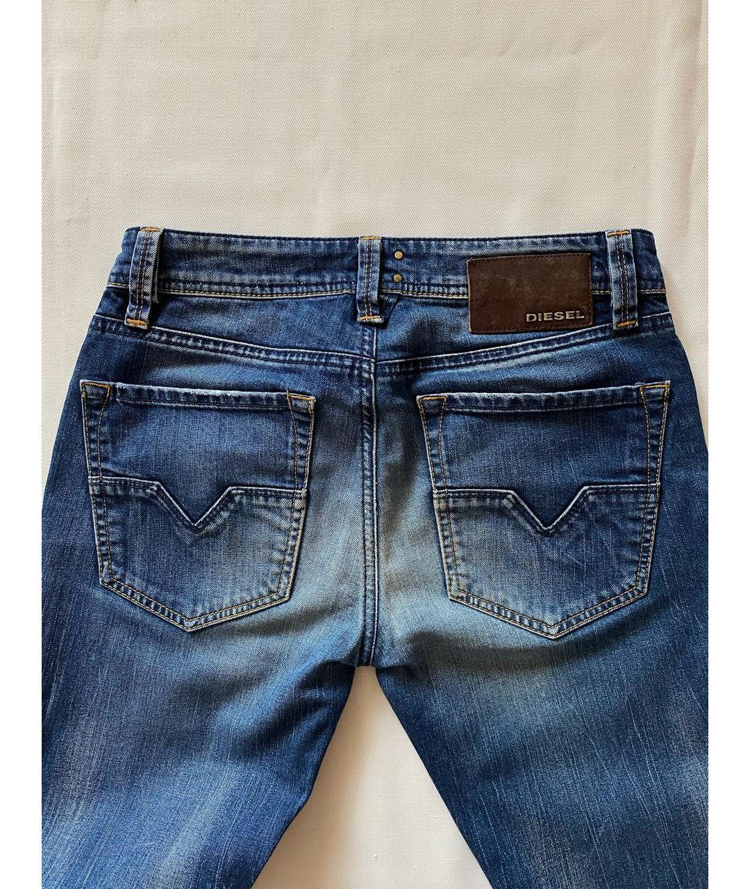 DIESEL Темно-синие хлопковые детские джинсы, фото 3