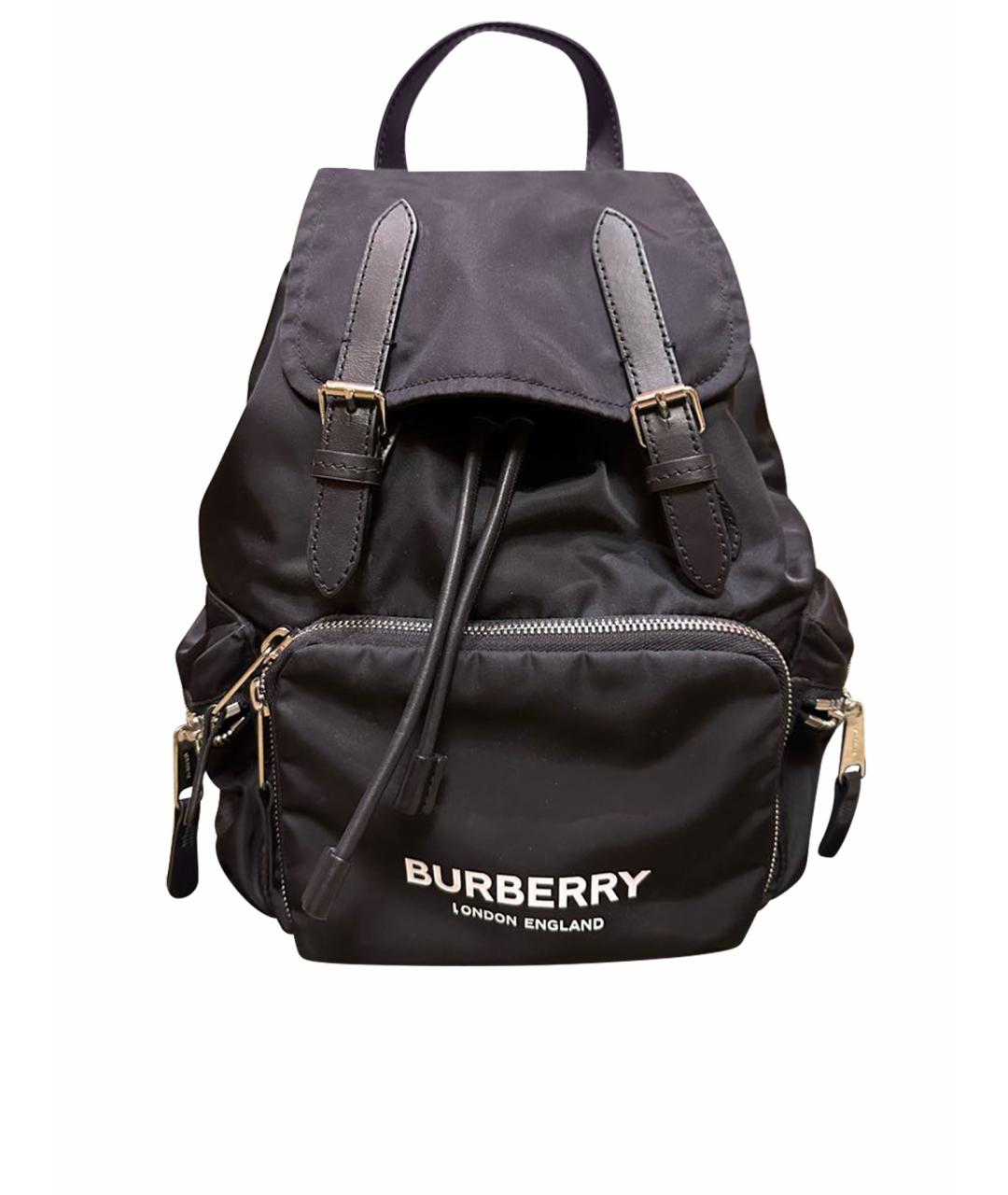 BURBERRY Черный рюкзак, фото 1