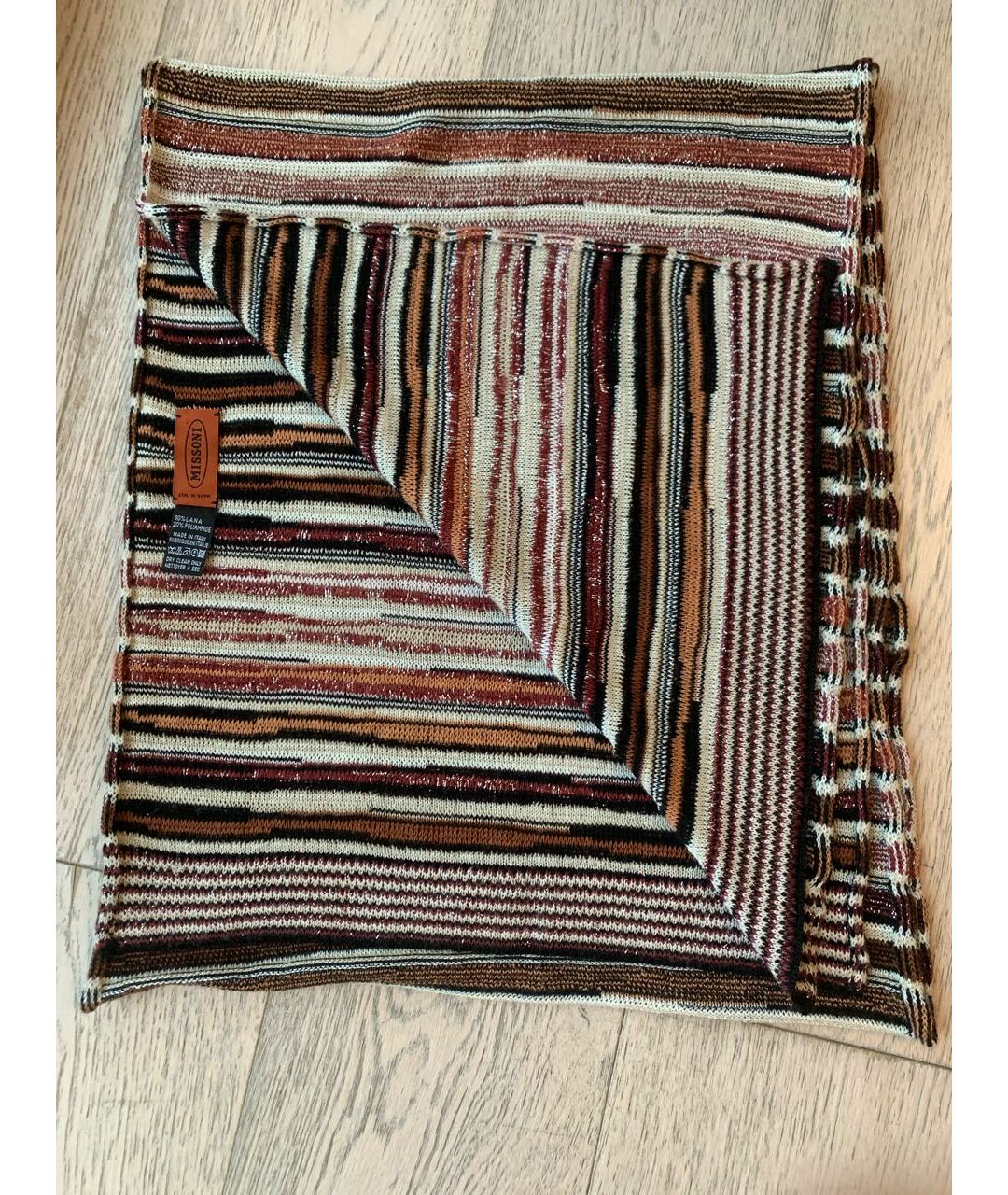 MISSONI Мульти шерстяной шарф, фото 5