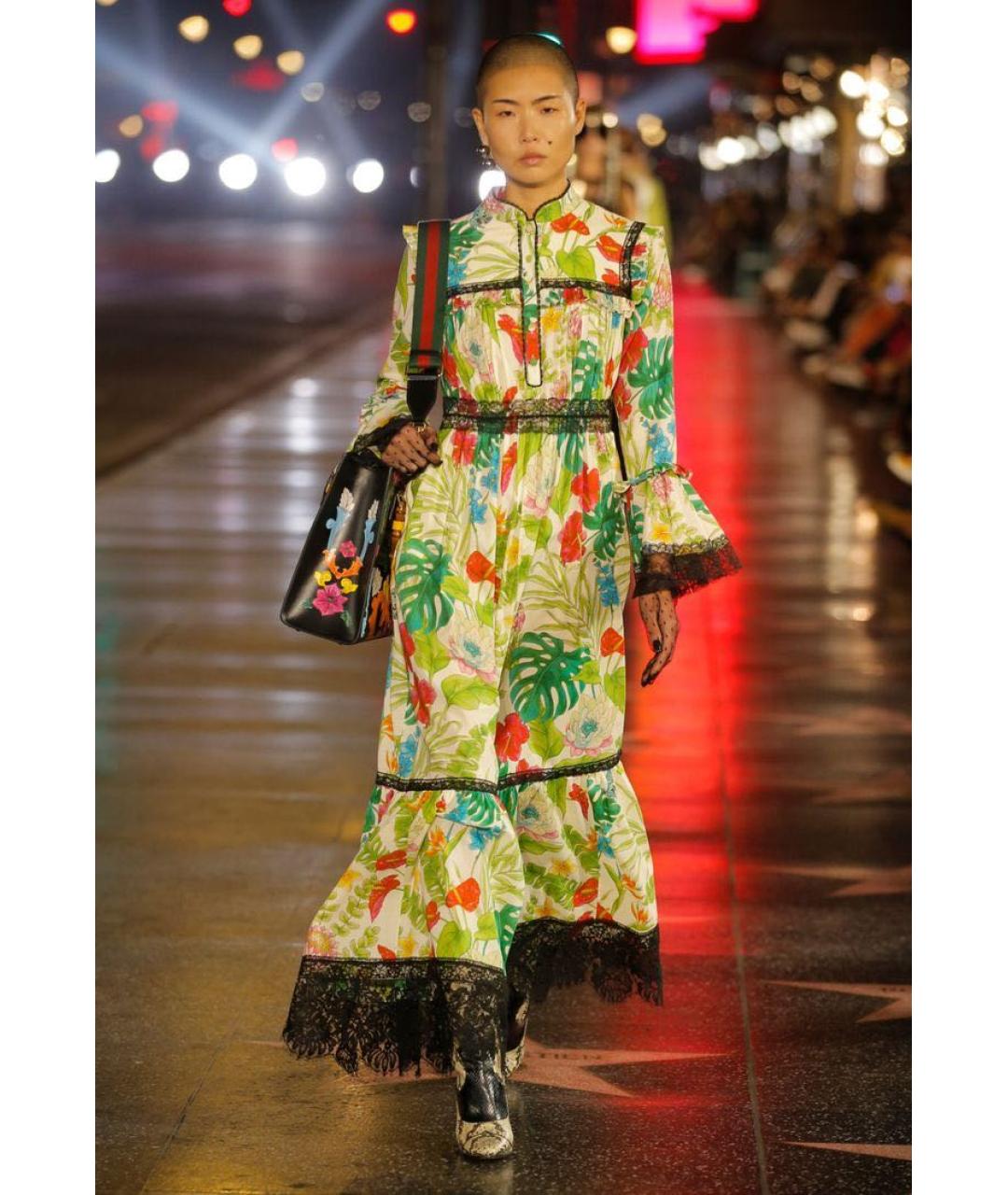 GUCCI Зеленые повседневное платье, фото 5