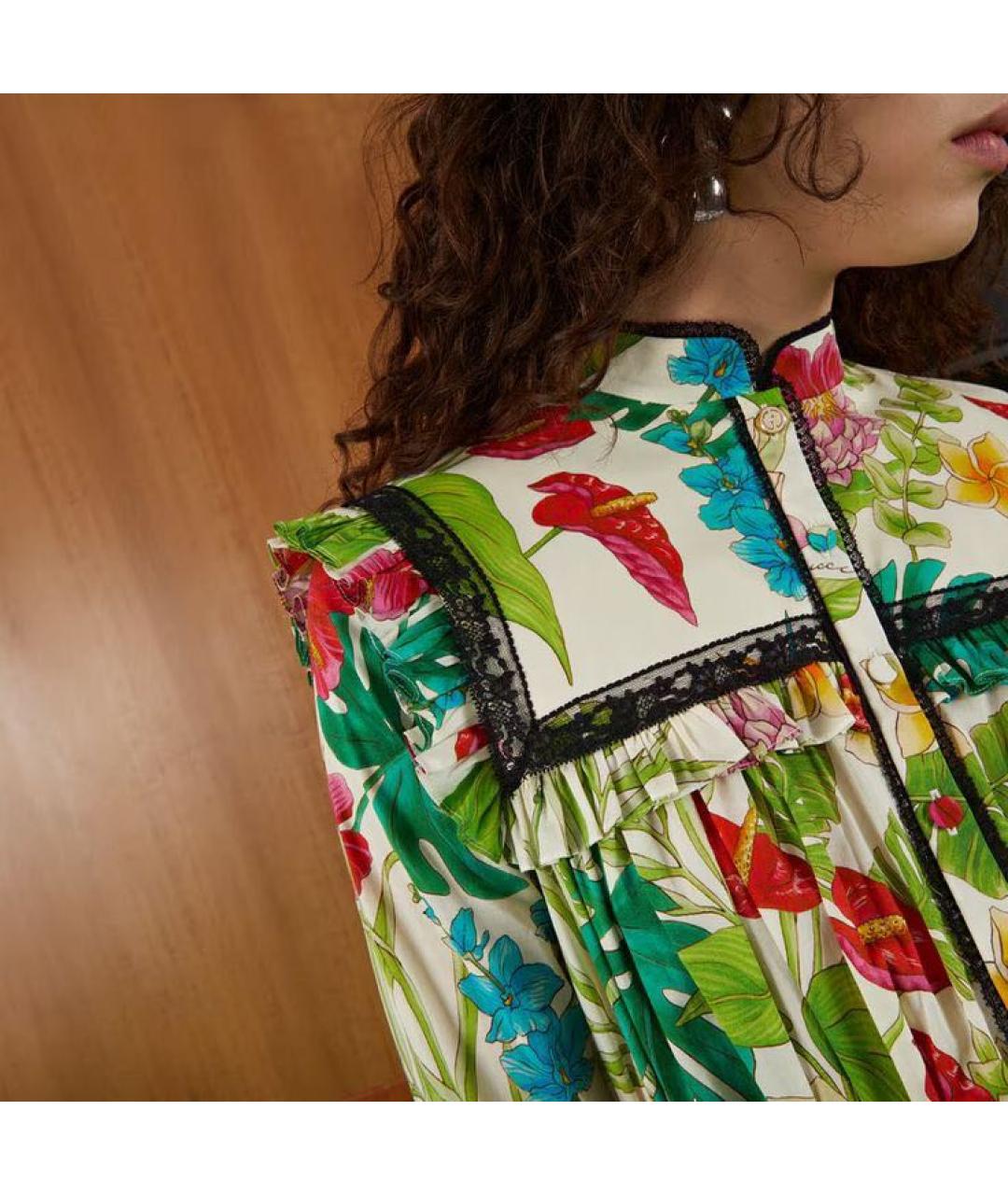 GUCCI Зеленые повседневное платье, фото 4
