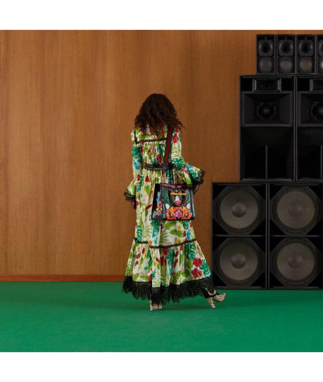 GUCCI Зеленые повседневное платье, фото 3