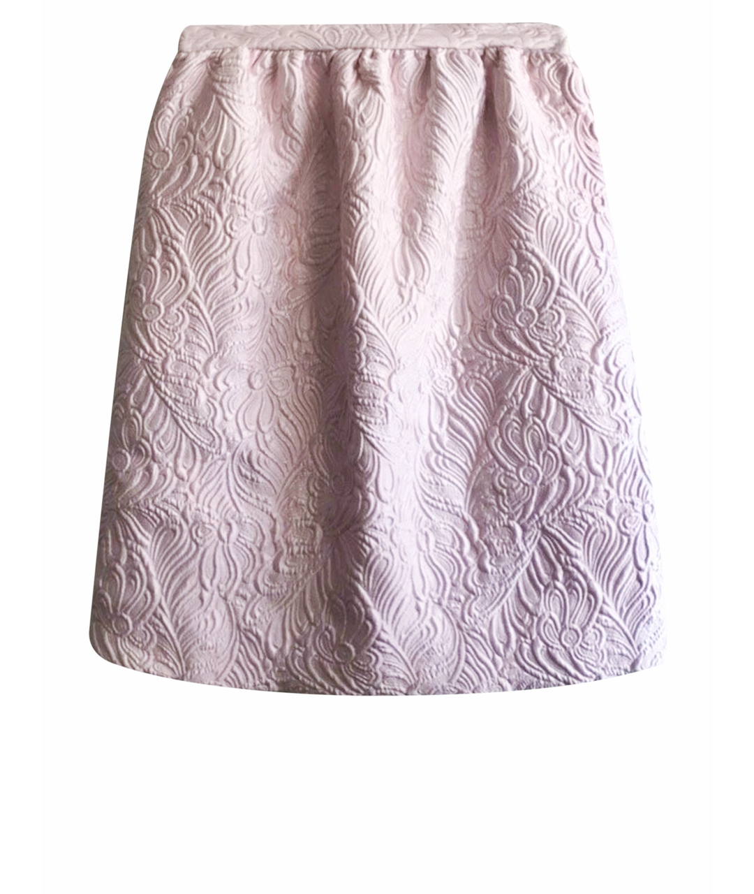 CHARLOTT Розовая шерстяная юбка миди, фото 1