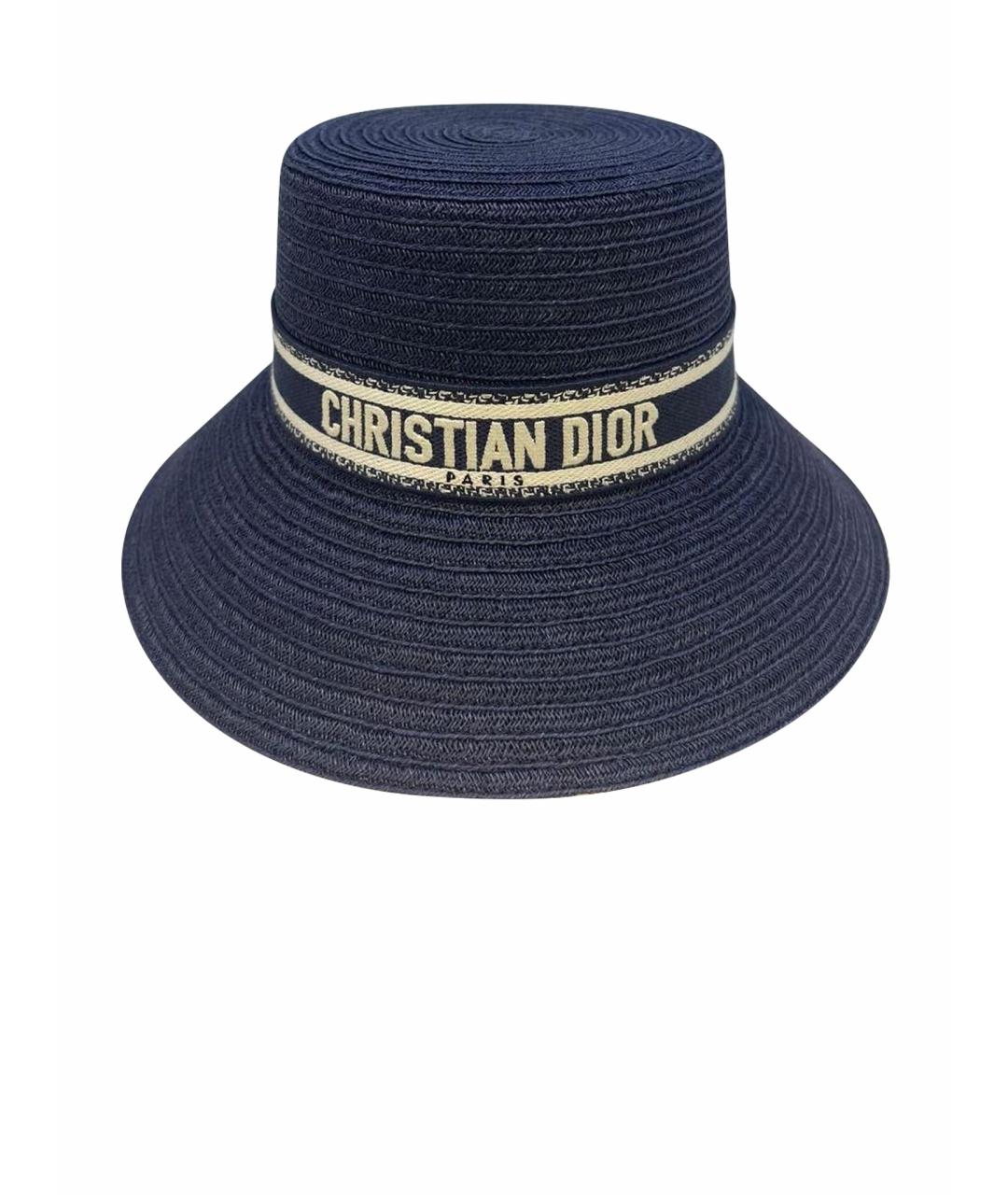 CHRISTIAN DIOR Синяя шляпа, фото 1