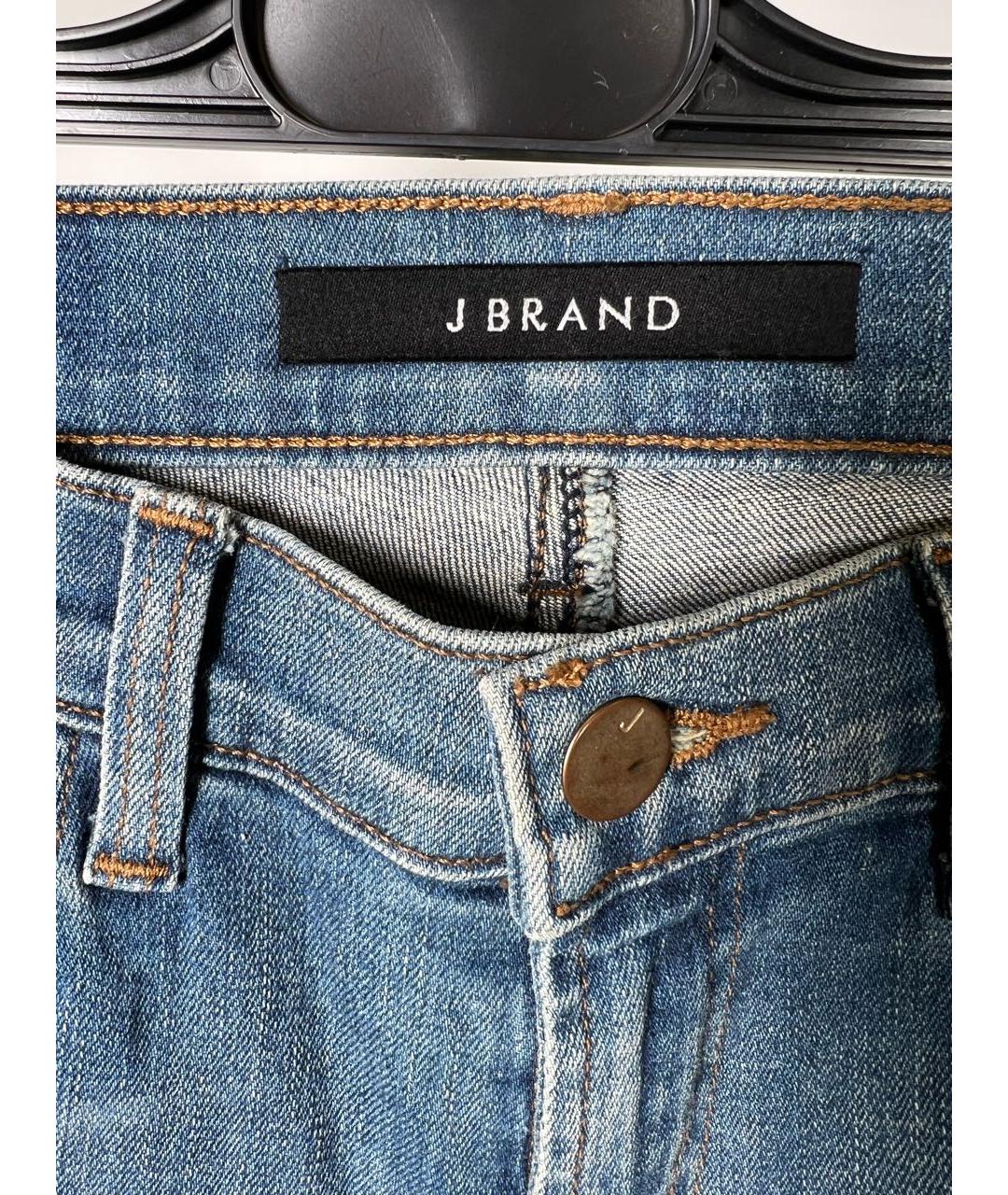 JBRAND Синие хлопковые джинсы слим, фото 3