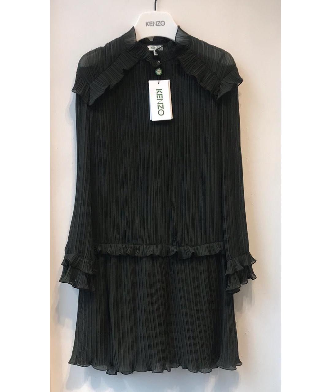 KENZO Черное коктейльное платье, фото 3
