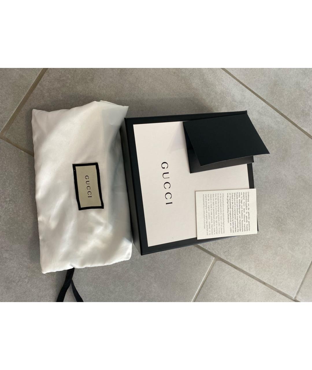 GUCCI Черный кожаный ремень, фото 4