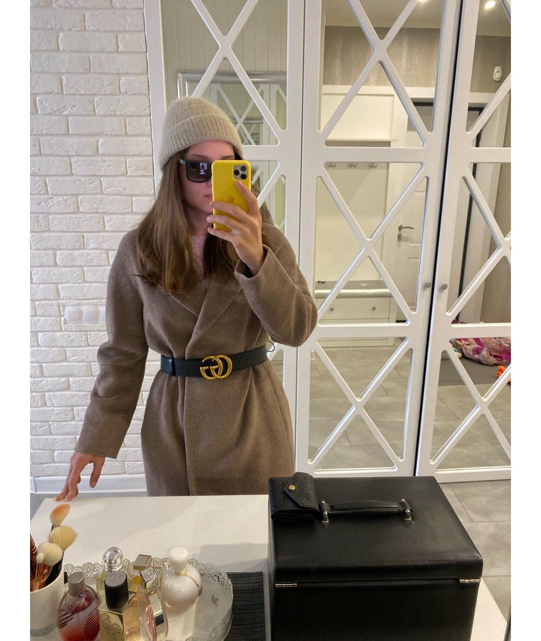 GUCCI Черный кожаный ремень, фото 6