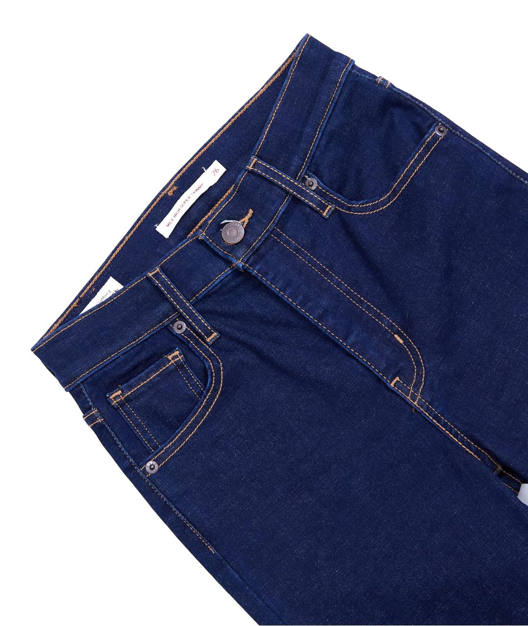 LEVI'S Темно-синие джинсы слим, фото 2
