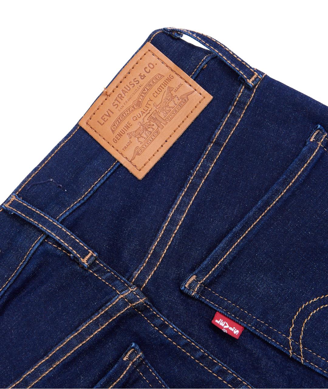 LEVI'S Темно-синие джинсы слим, фото 5