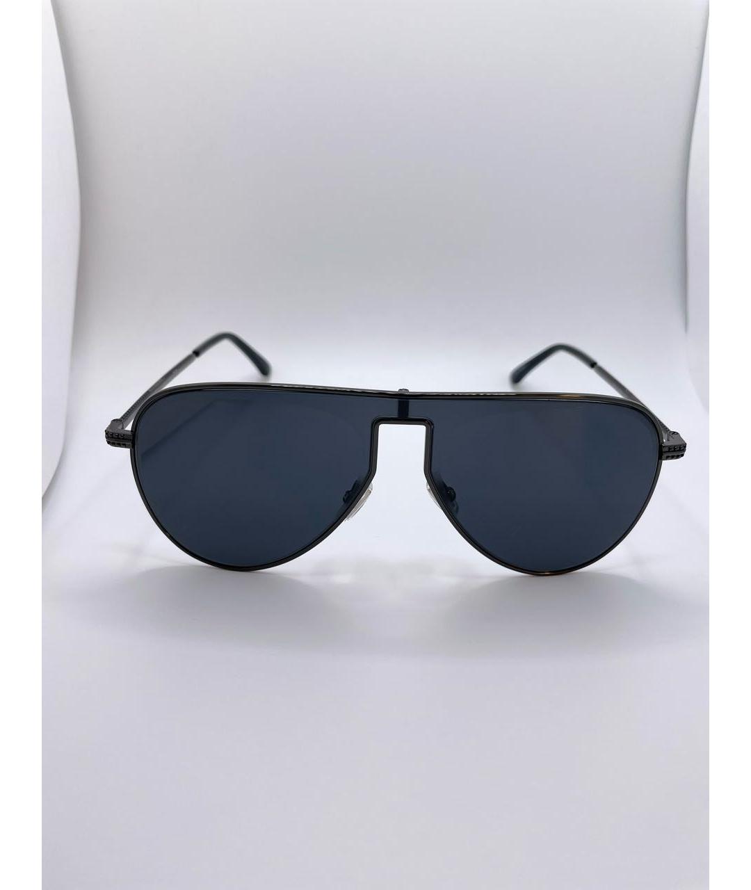 JIMMY CHOO Серые металлические солнцезащитные очки, фото 8