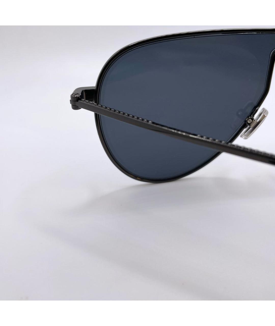 JIMMY CHOO Серые металлические солнцезащитные очки, фото 6