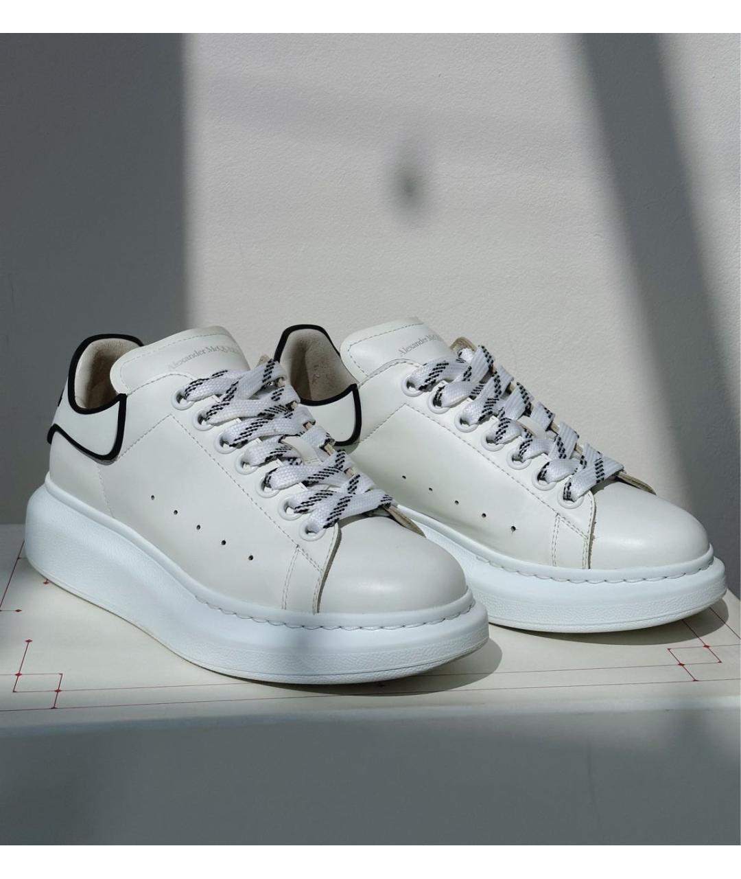 Alexander mcqueen trainers white best sale