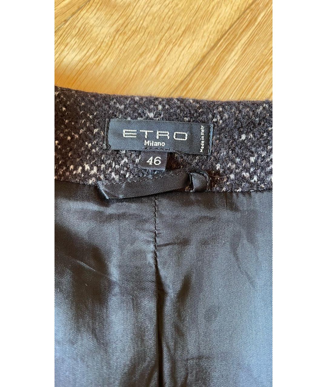 ETRO Мульти полиэстеровый жакет/пиджак, фото 4