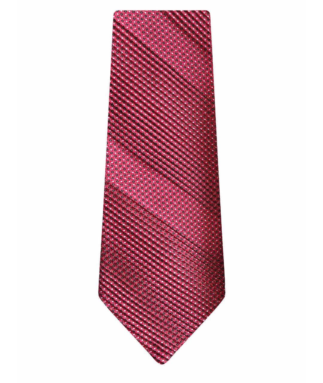 STEFANO RICCI Красный шелковый галстук, фото 1