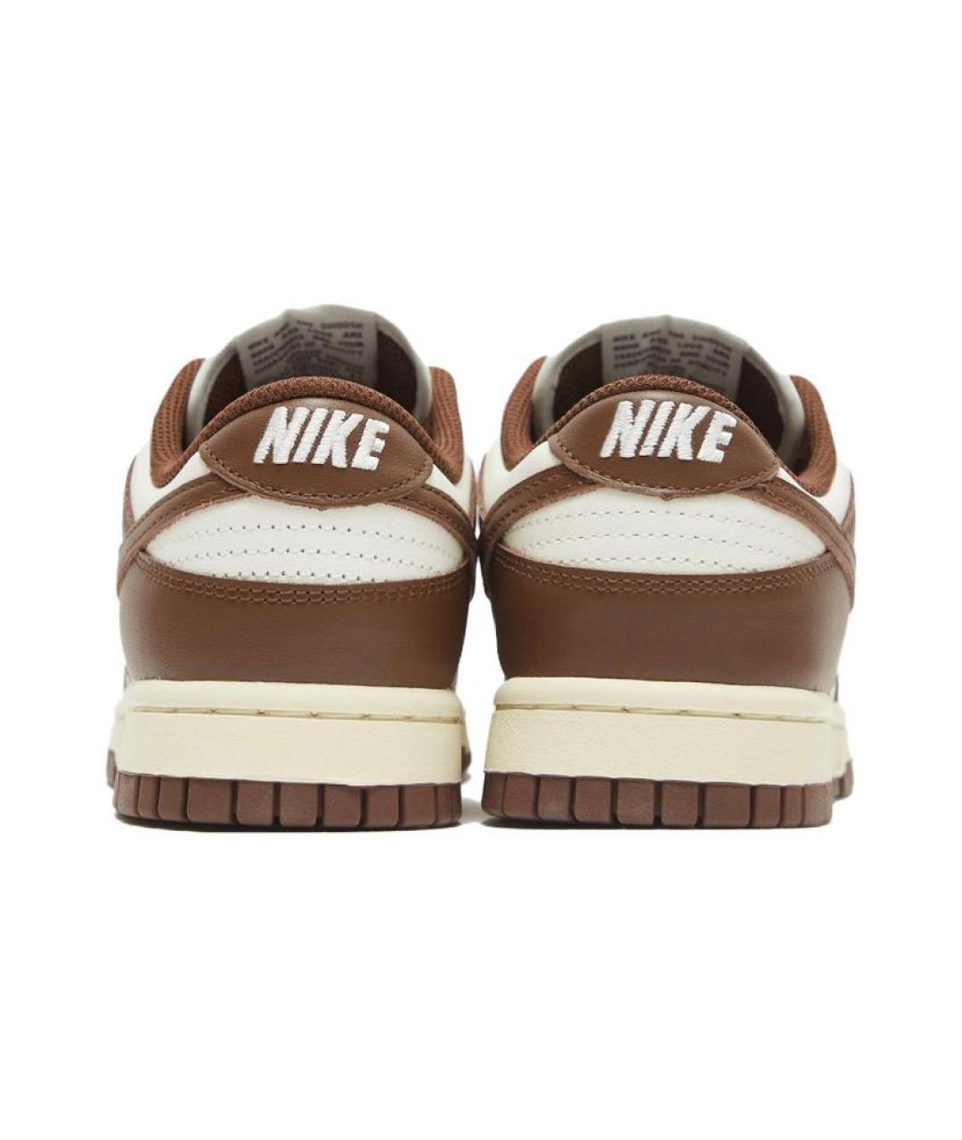 NIKE Коричневые кожаные кроссовки, фото 4