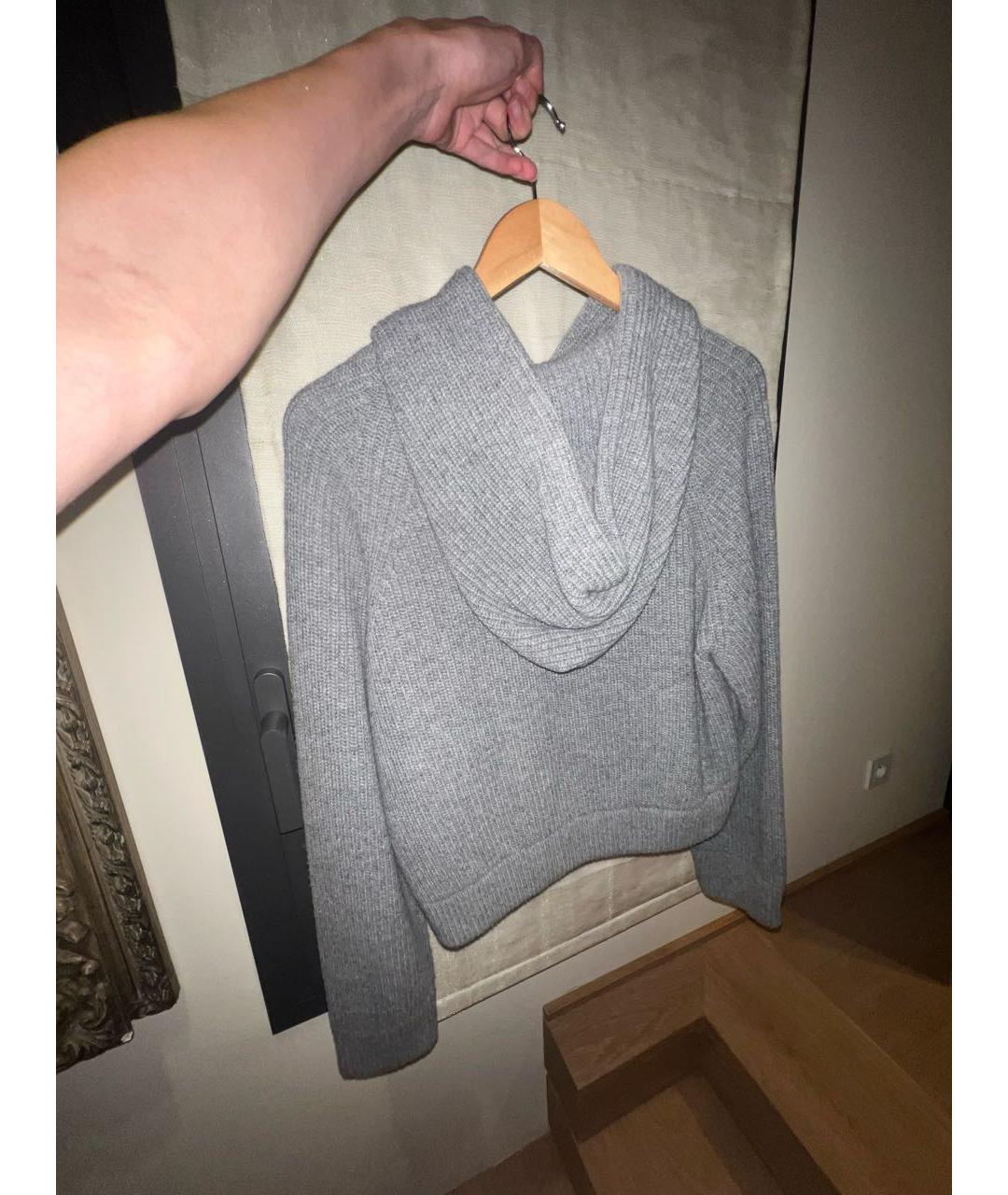 CELINE PRE-OWNED Серый шерстяной джемпер / свитер, фото 3