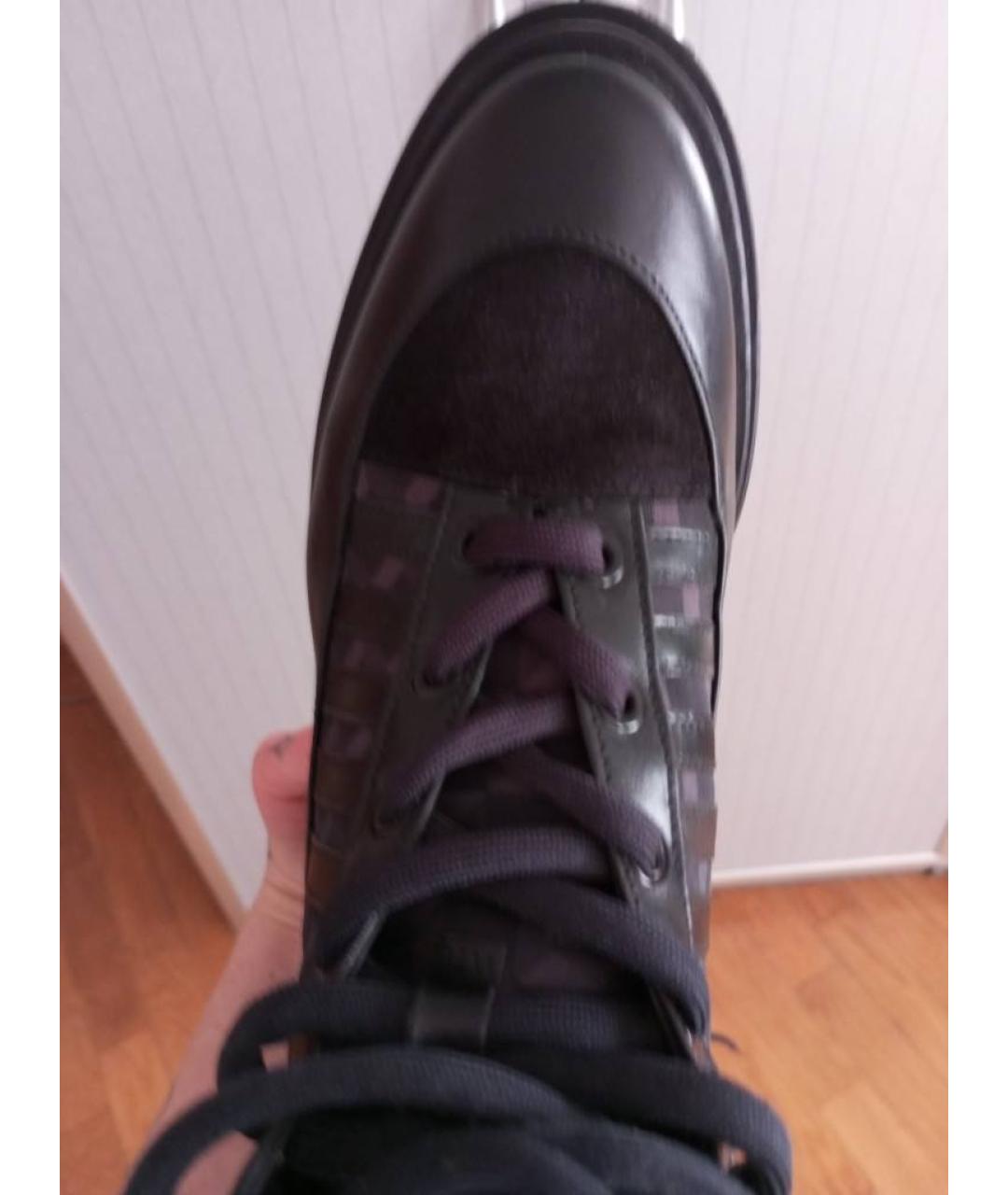 PIERRE HARDY Черные кожаные ботинки, фото 3
