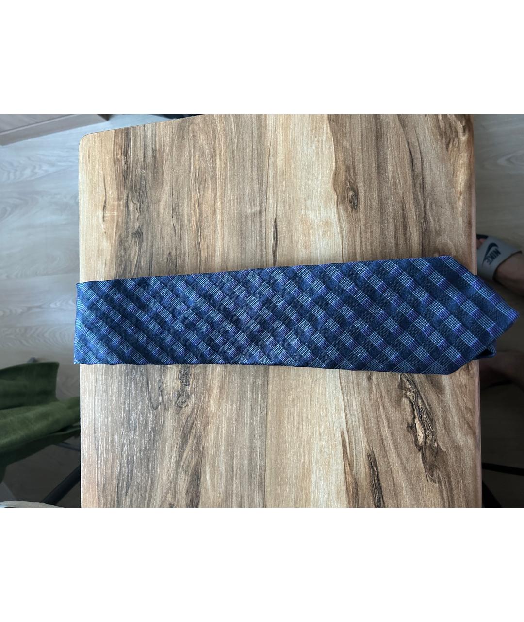 ZILLI Синий шелковый галстук, фото 3
