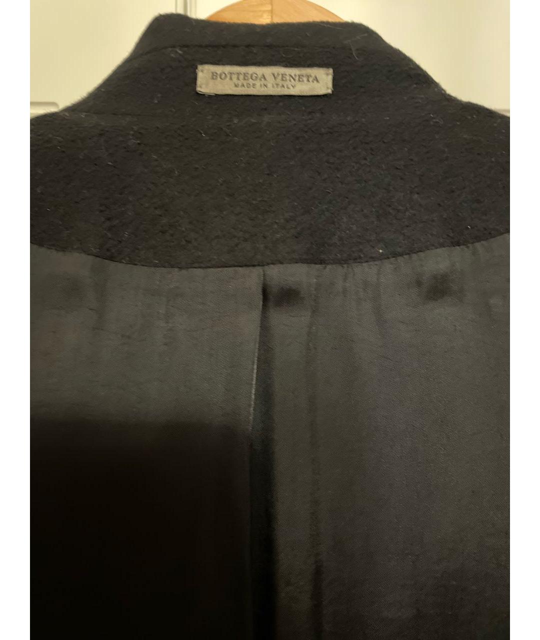 BOTTEGA VENETA Черное шерстяное пальто, фото 3