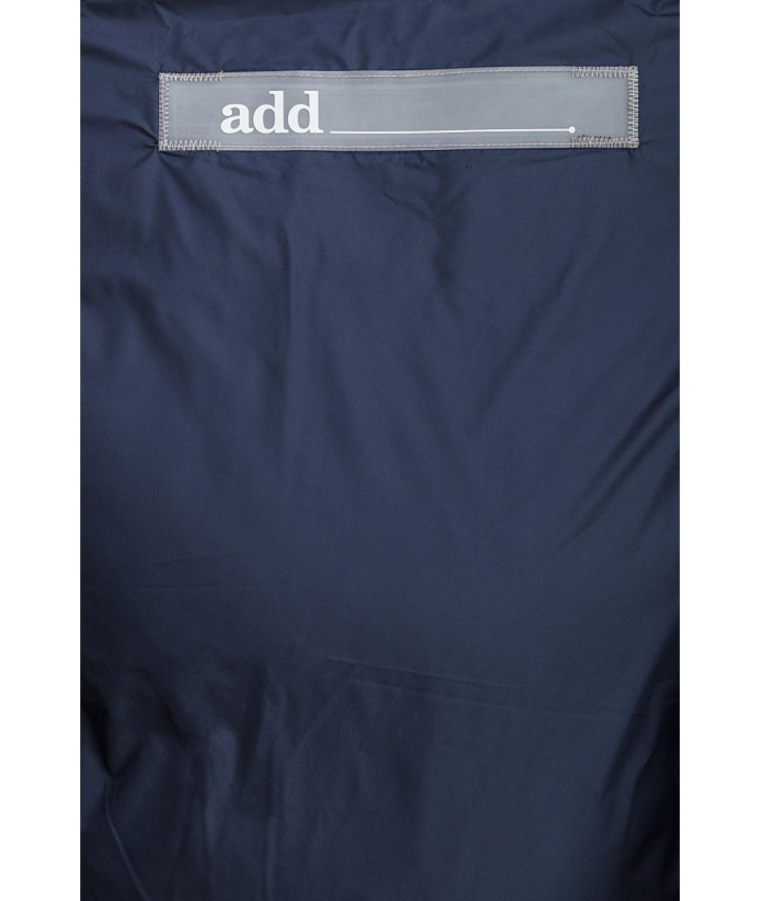 ADD Темно-синий полиэстеровый пуховик, фото 3