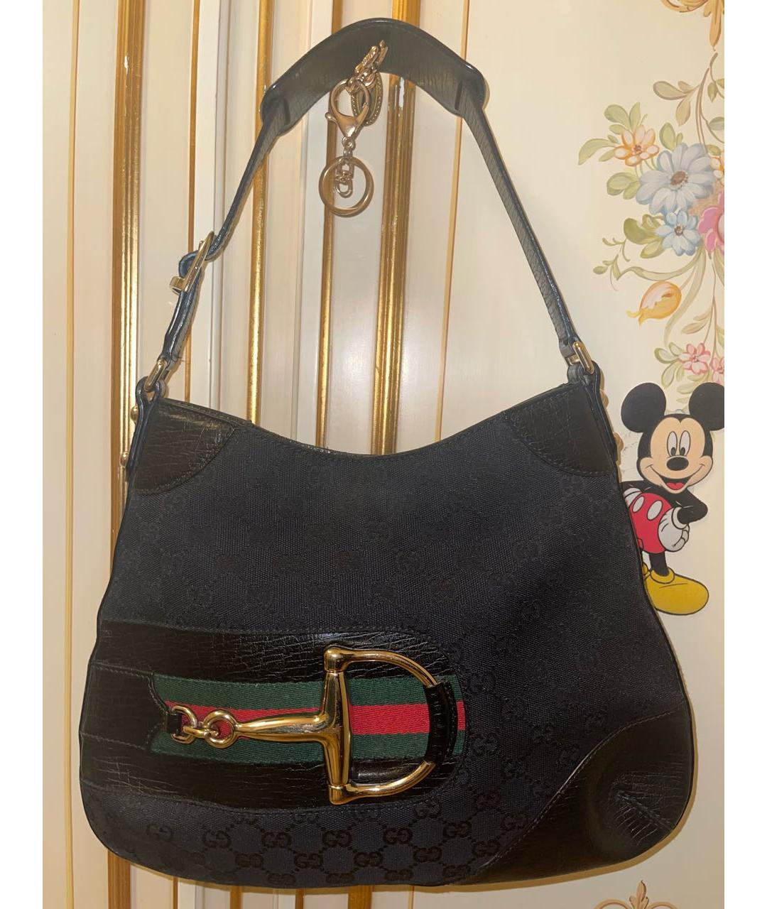 GUCCI Черная сумка с короткими ручками, фото 6