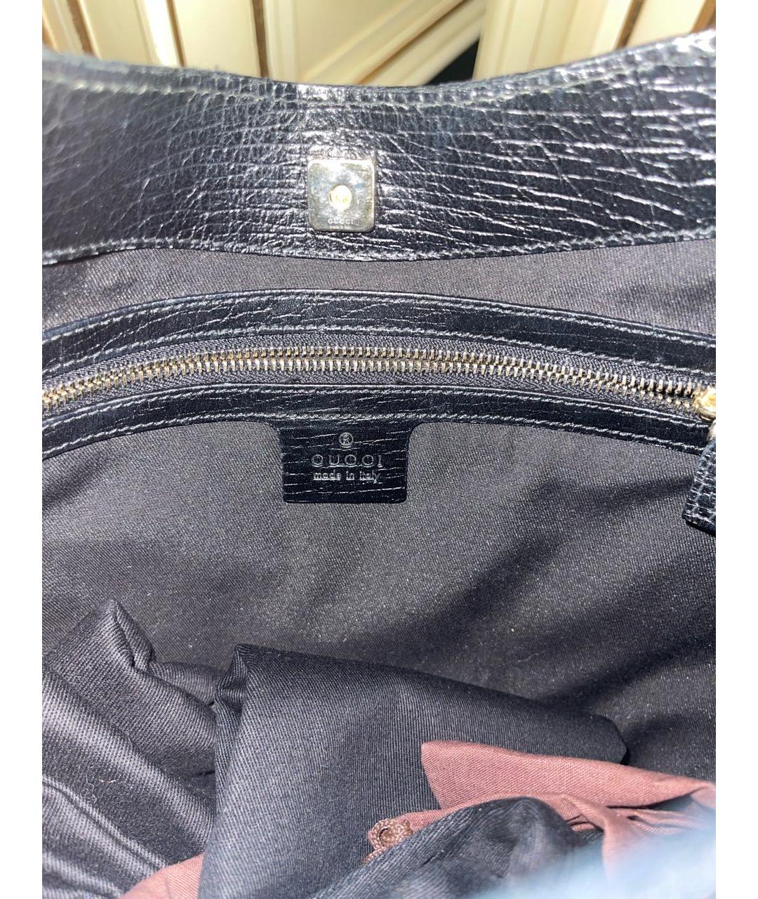 GUCCI Черная сумка с короткими ручками, фото 4