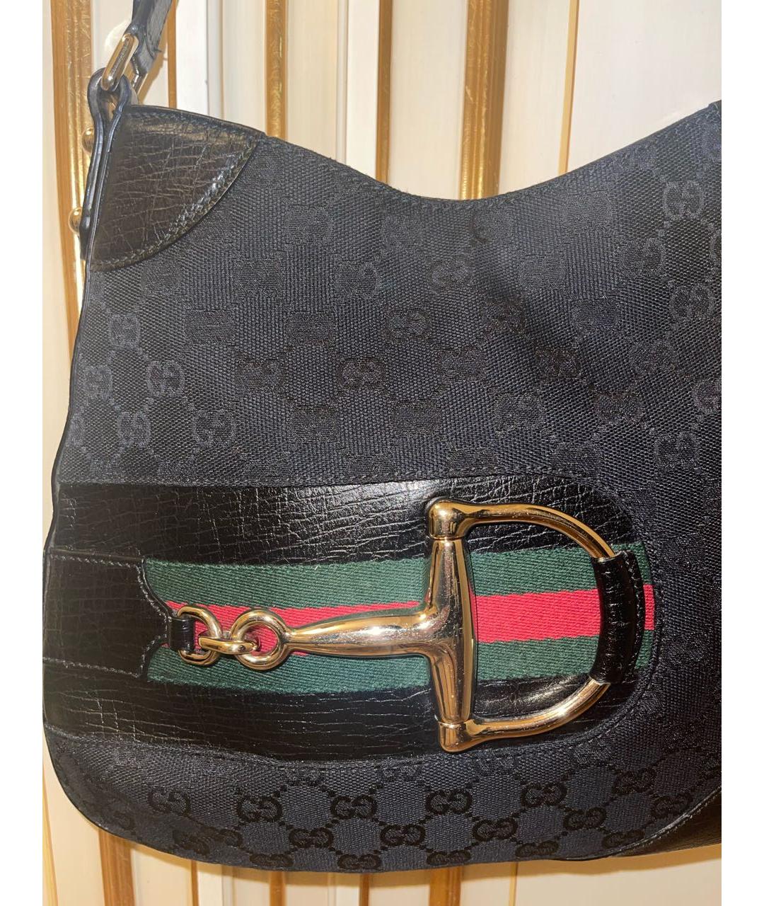 GUCCI Черная сумка с короткими ручками, фото 5