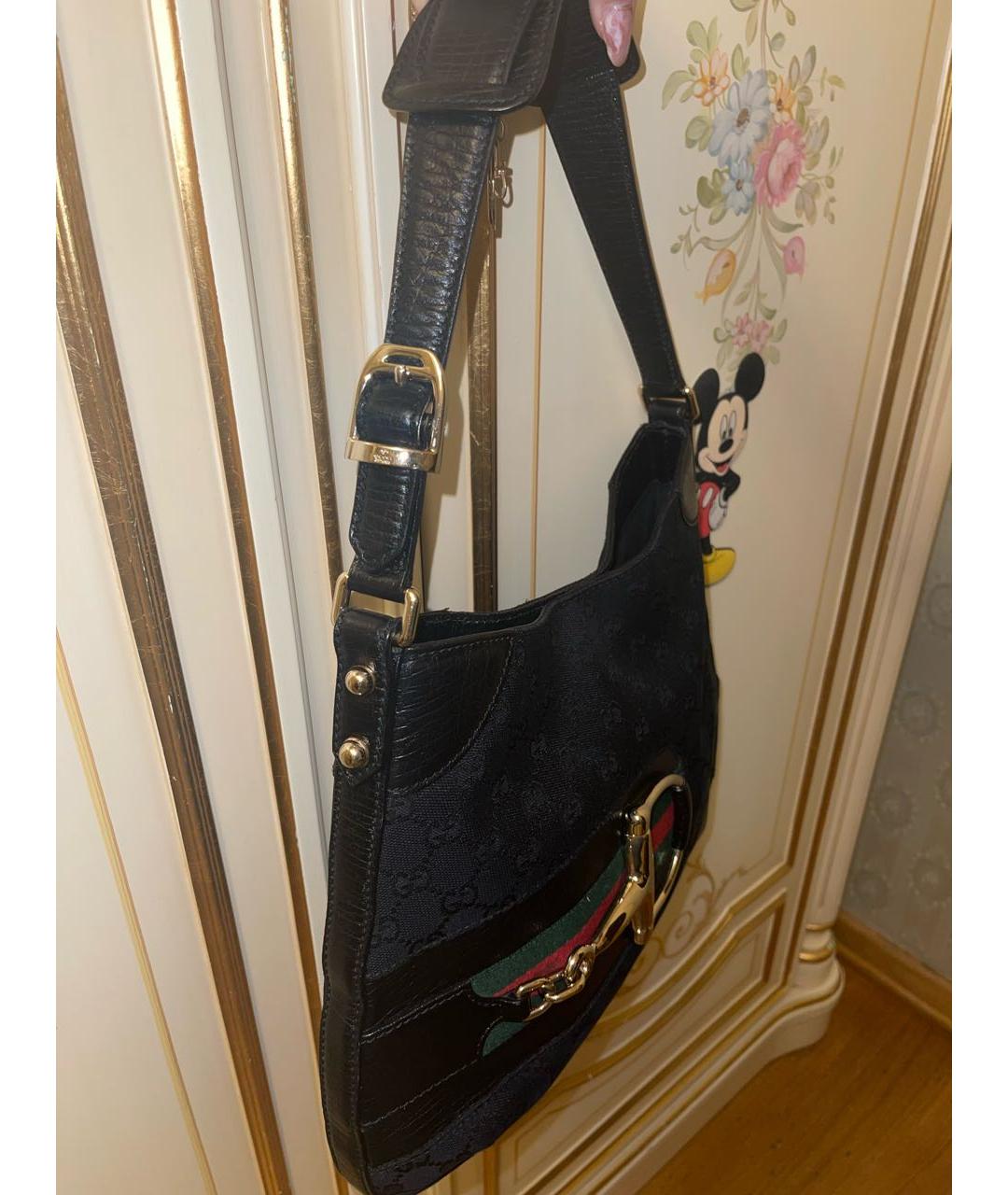GUCCI Черная сумка с короткими ручками, фото 2