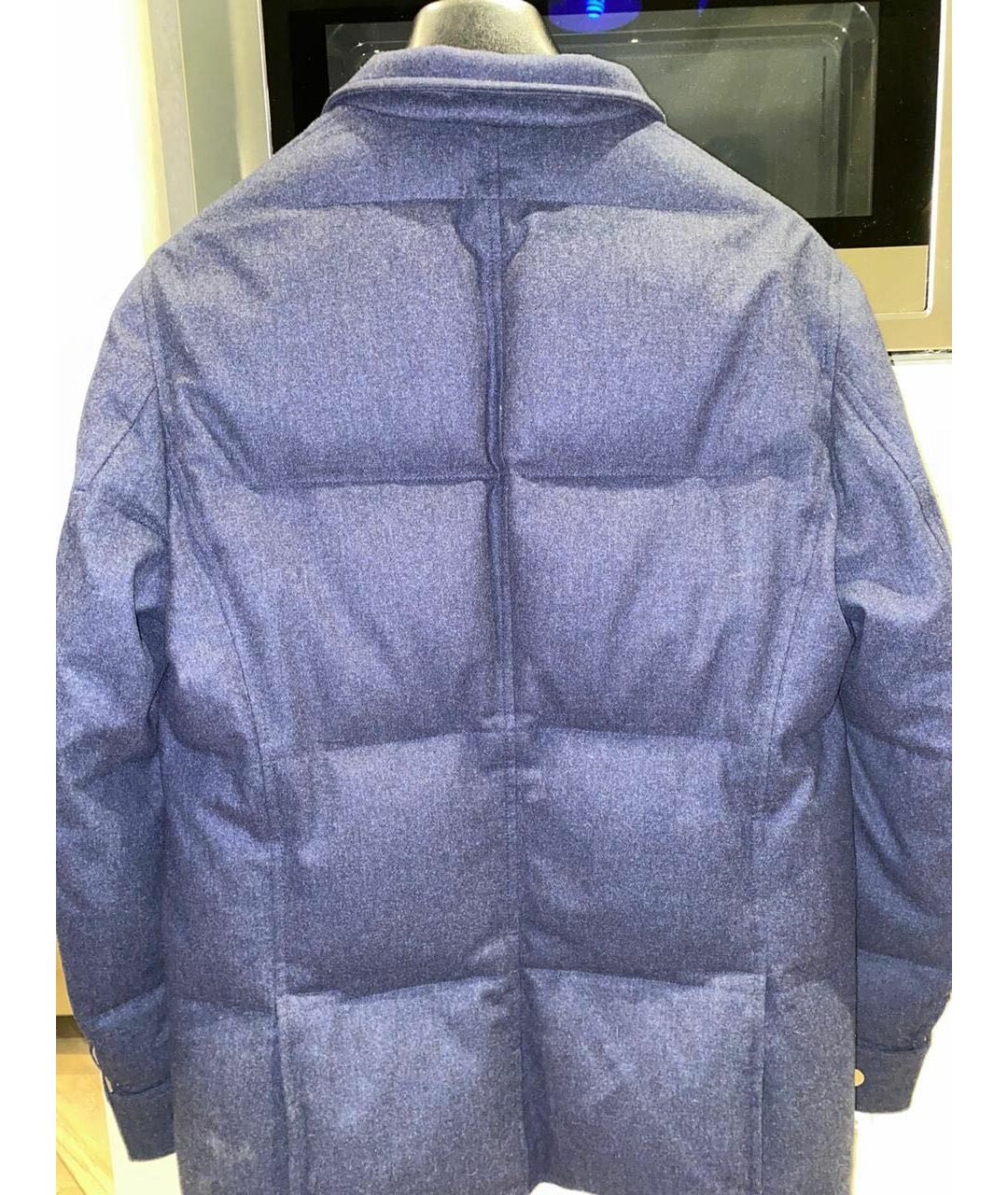 BRUNELLO CUCINELLI Синяя шерстяная куртка, фото 2