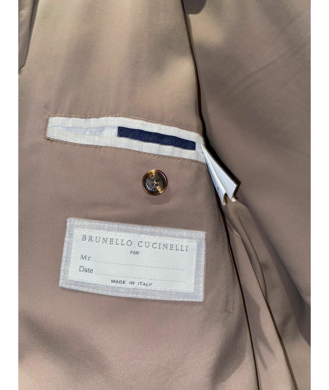 BRUNELLO CUCINELLI Синяя шерстяная куртка, фото 7