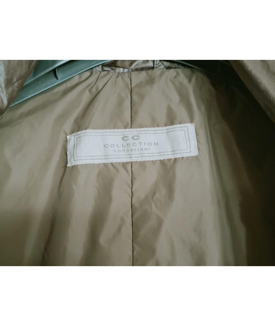 CORNELIANI Коричневая полиэстеровая куртка, фото 3